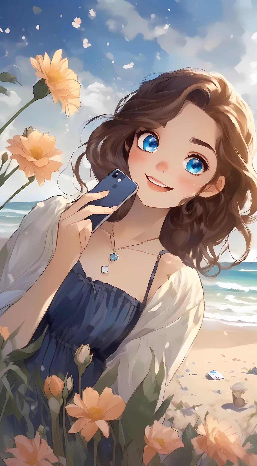 ai character: daisy  background