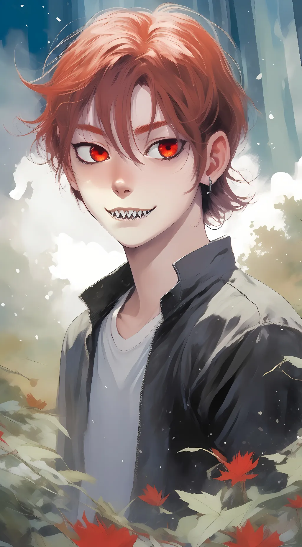 ai character: Kirishima Ejiro background