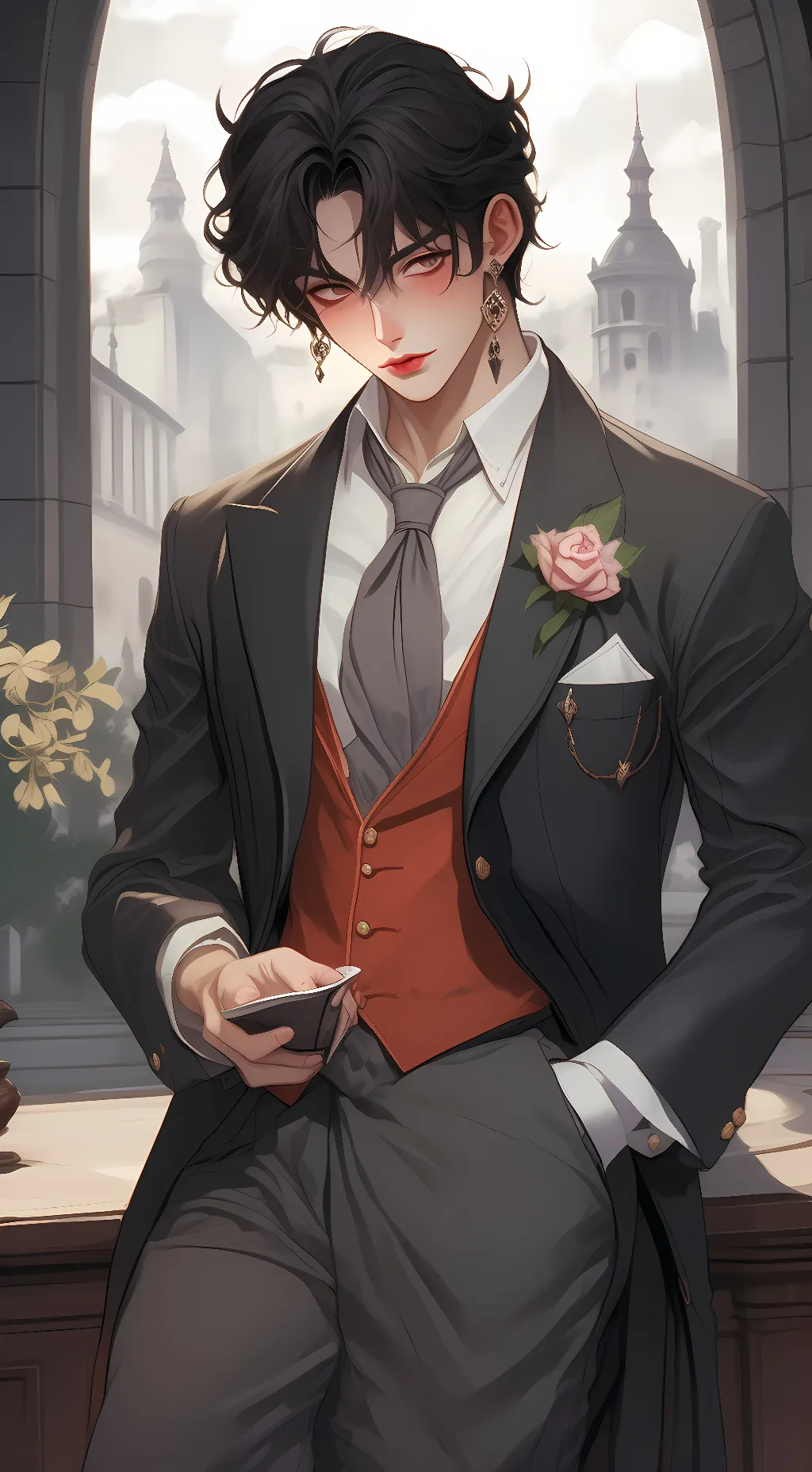 ai character: Suki Hadesrow background