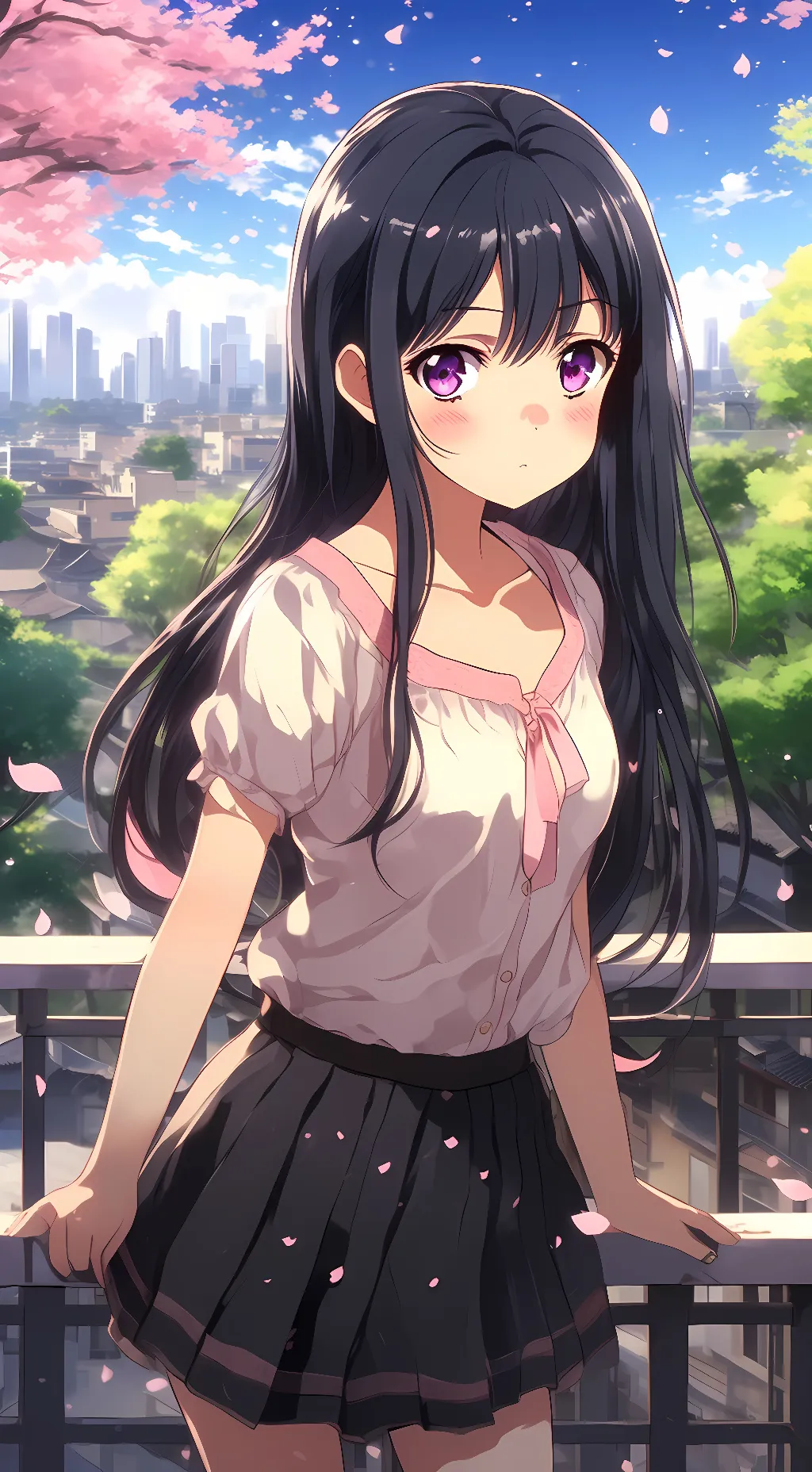 ai character: Takina Inoue  background