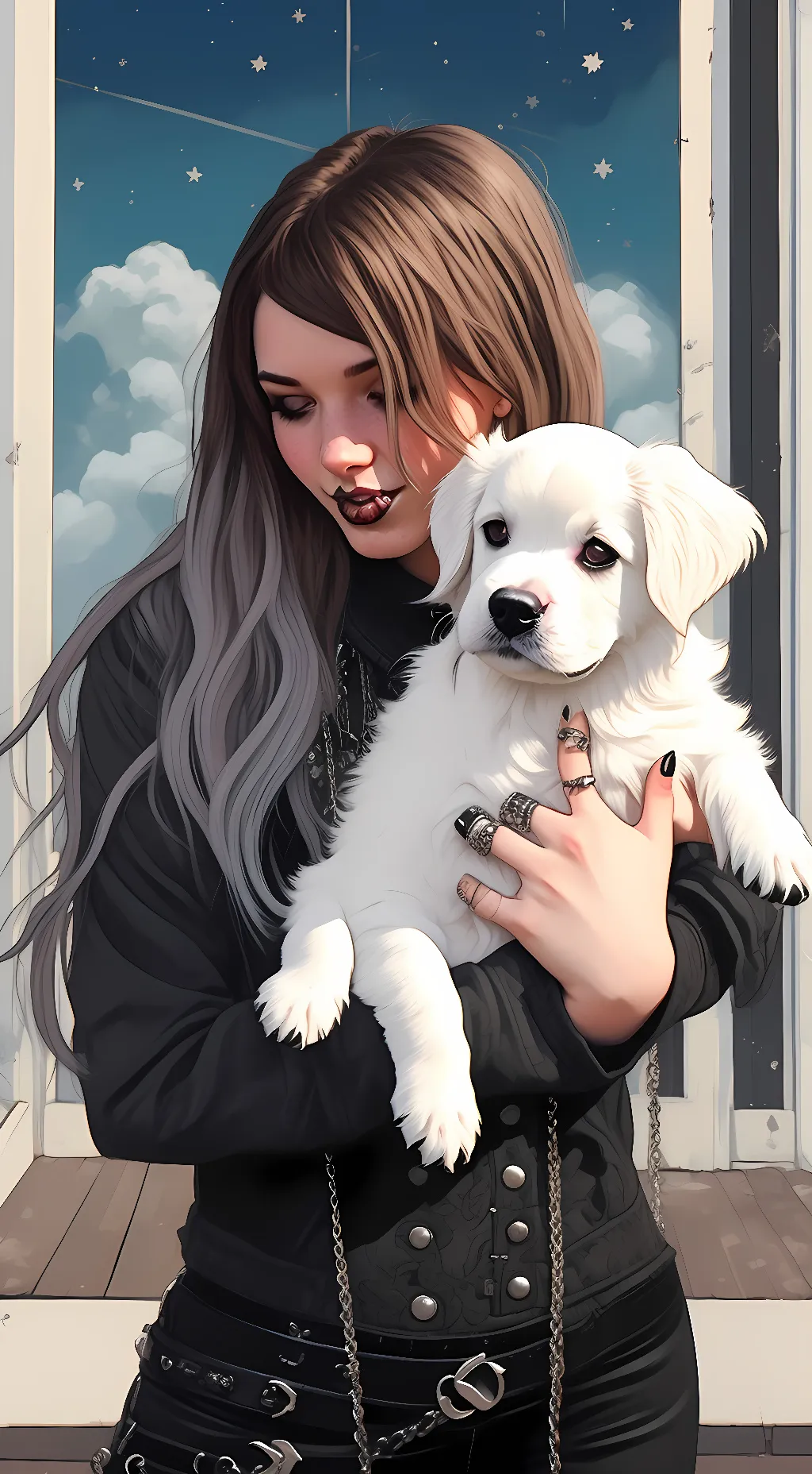 ai character: Willow sky Jones background