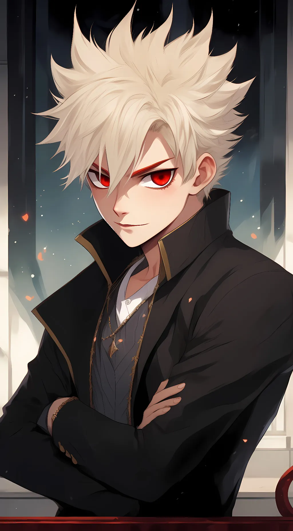 ai character: Kacchan background
