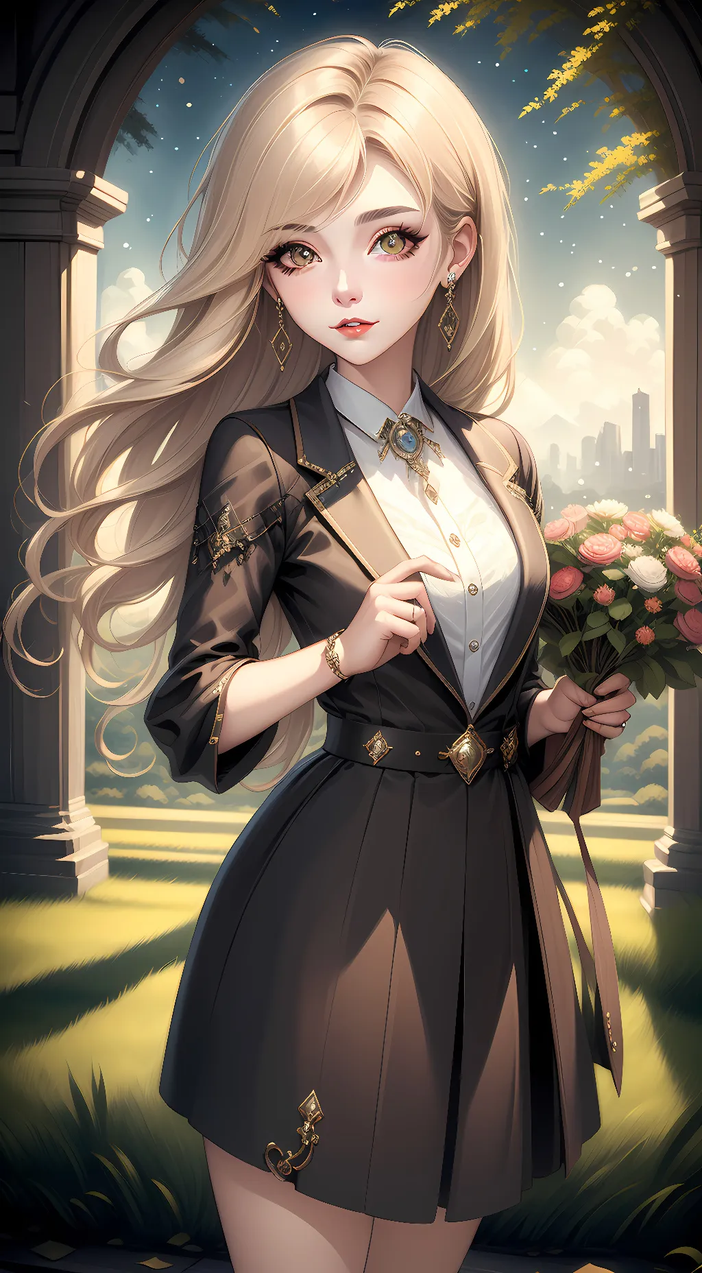 ai character: rose  background