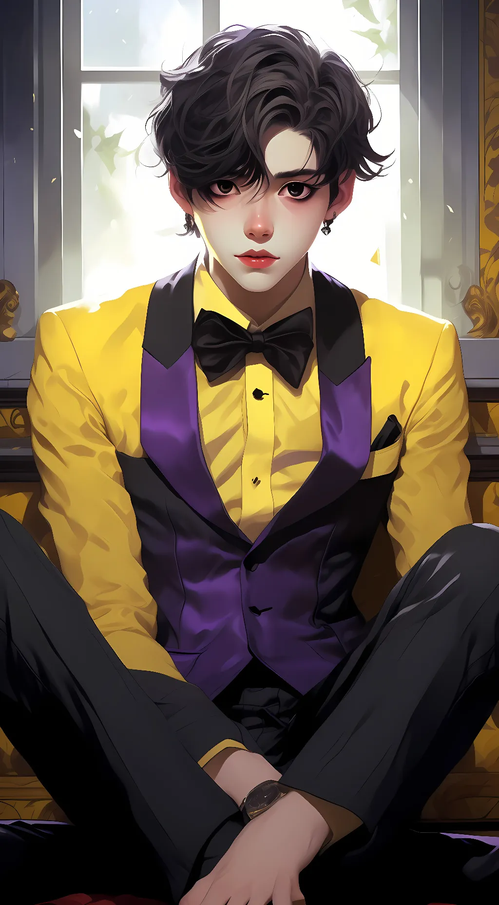 ai character: golden freddy background