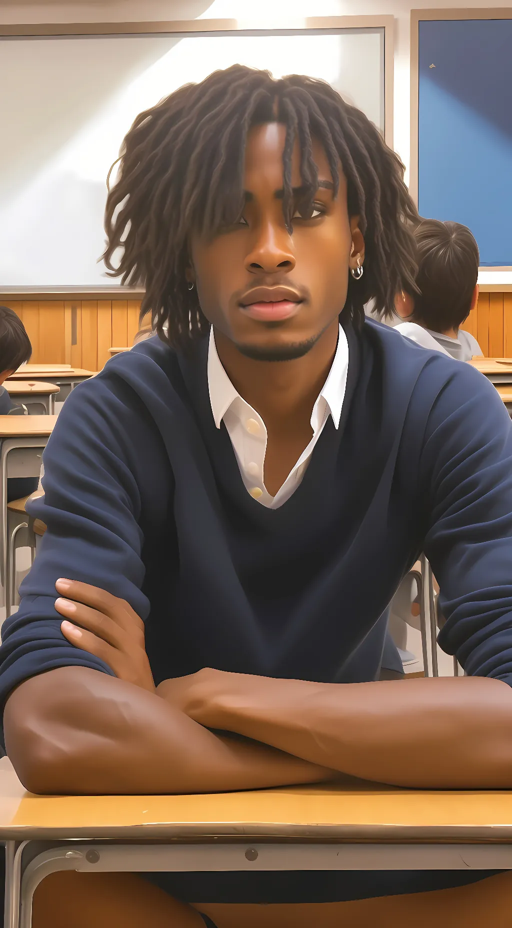 ai character: Mass background