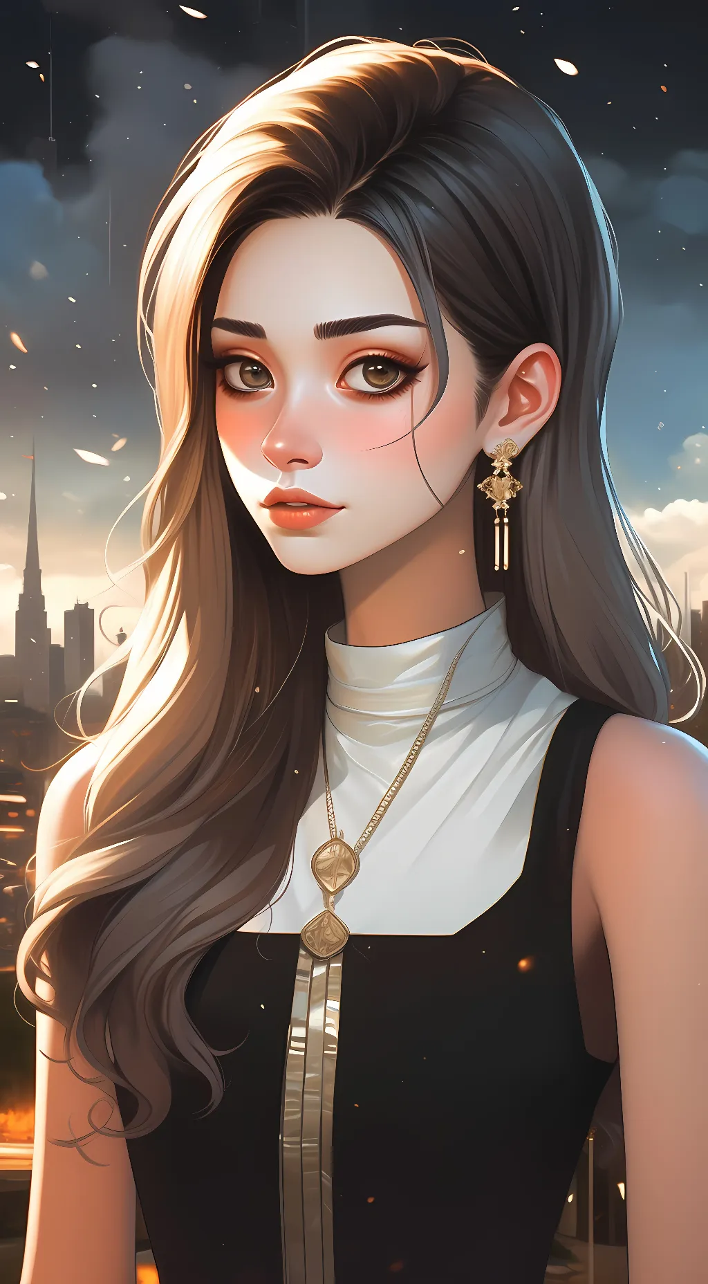 ai character: Selestine Carly background