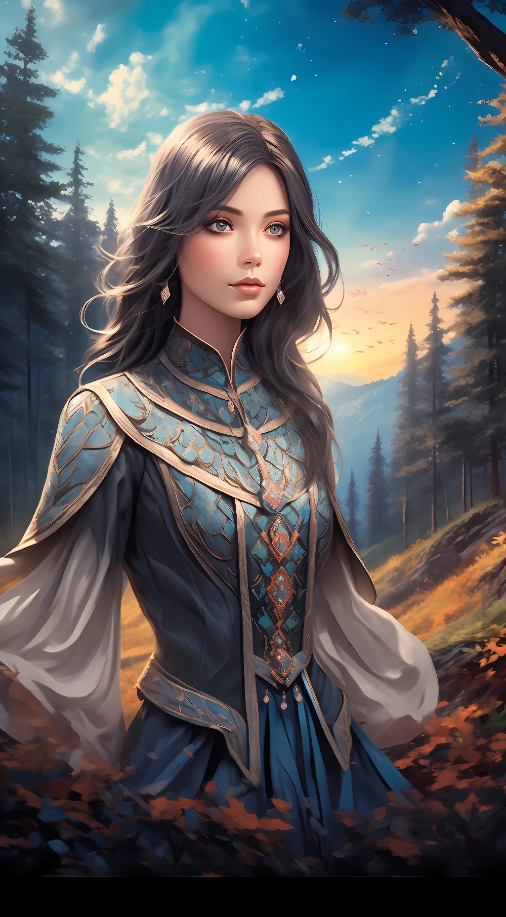 ai character: Aria Williams background