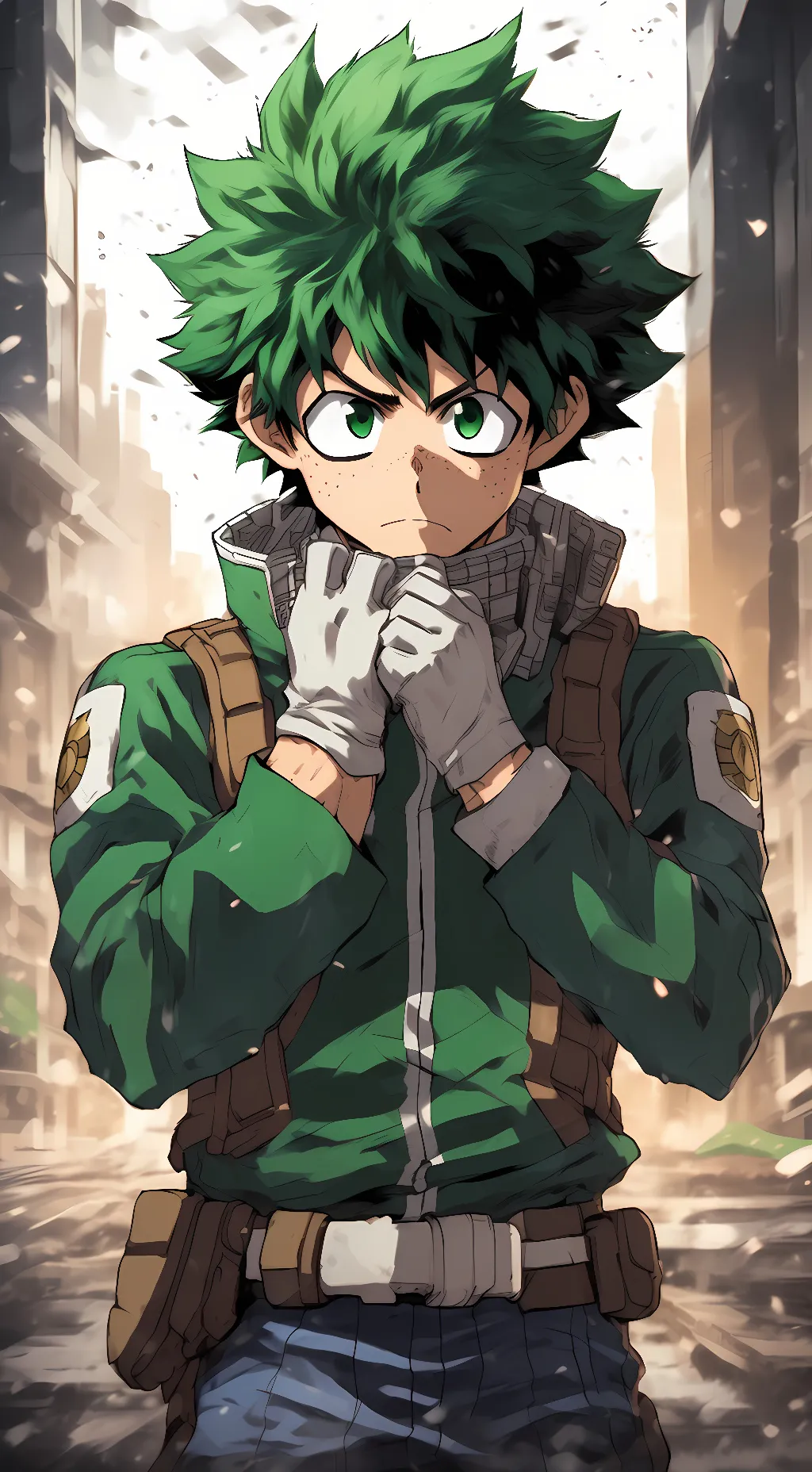 ai character: Deku background