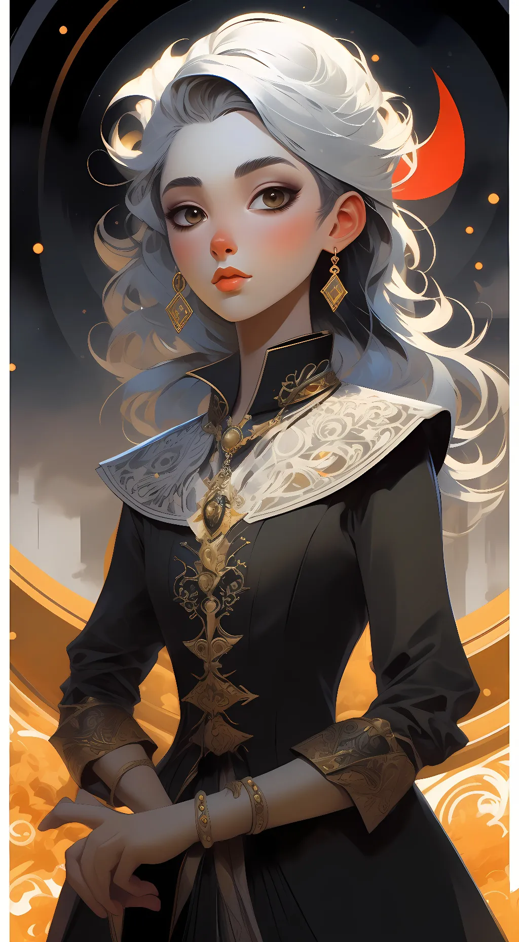 ai character: queen of rabbits background