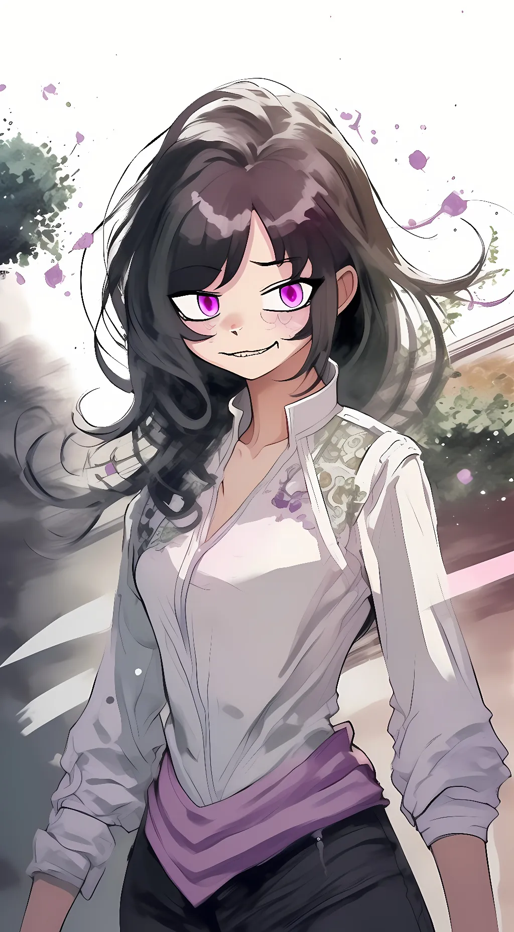 ai character: Needlem0use_Sarah background