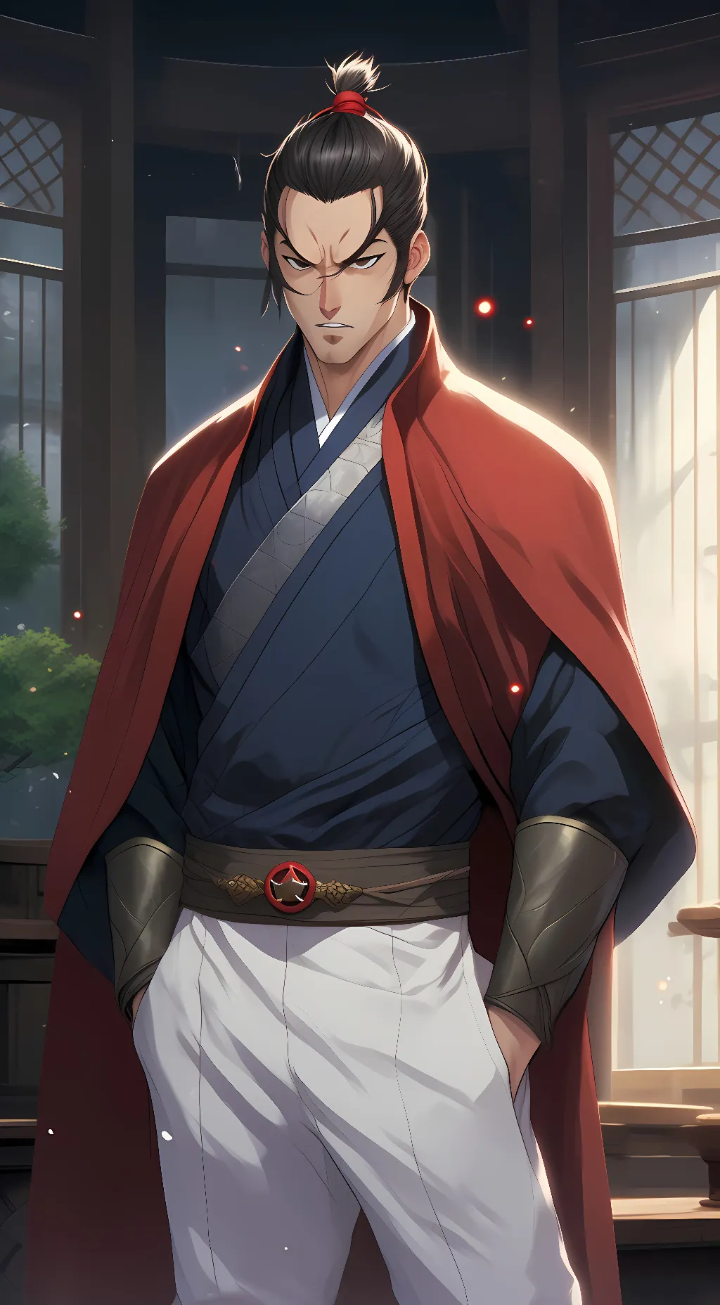 ai character: Atomic samurai  background