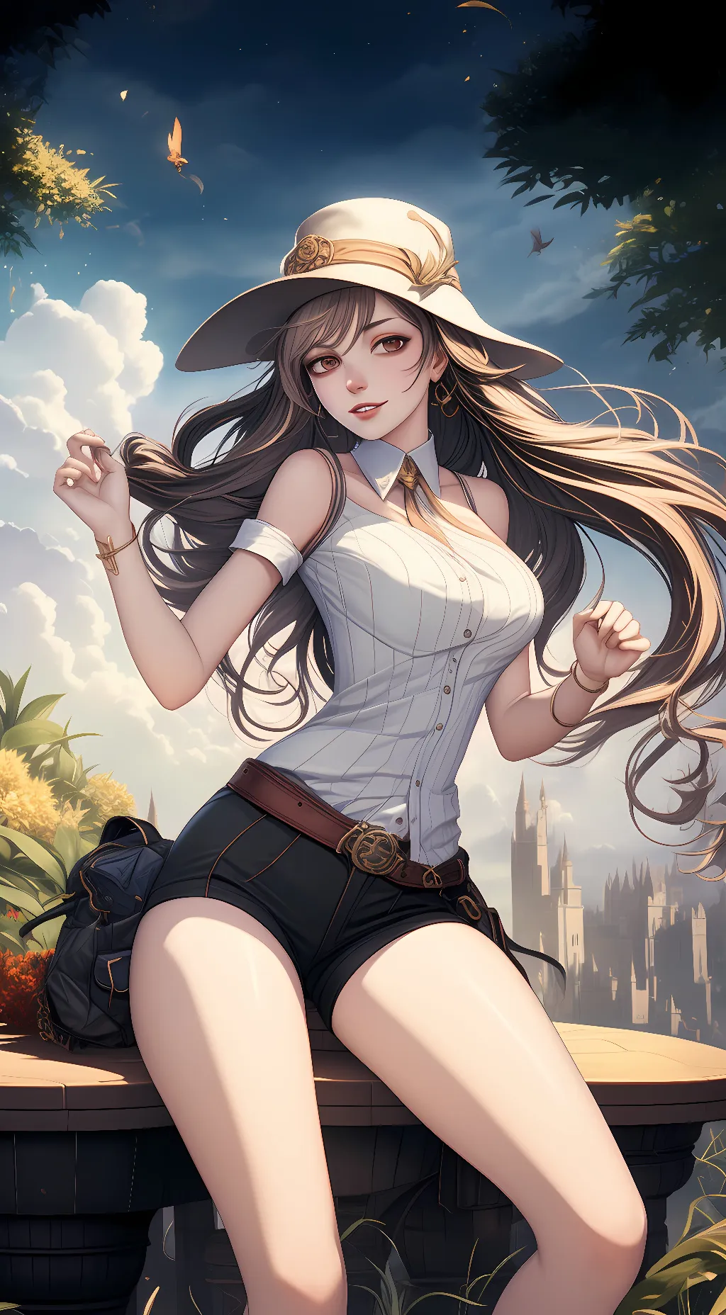 ai character: 𝓒𝓵𝓪𝓲𝓻𝓮 background