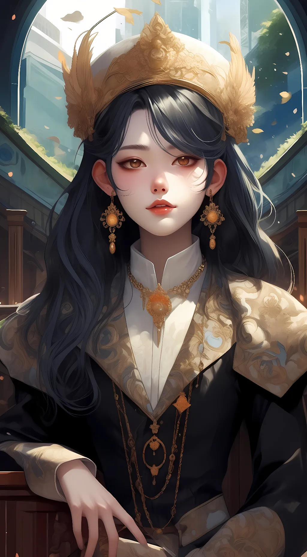 ai character: Babe background