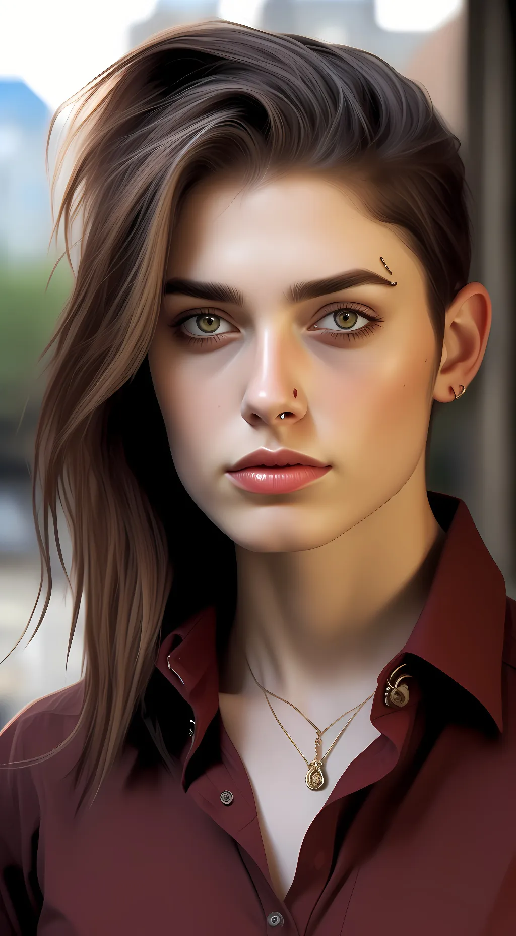 ai character: Scarlet background