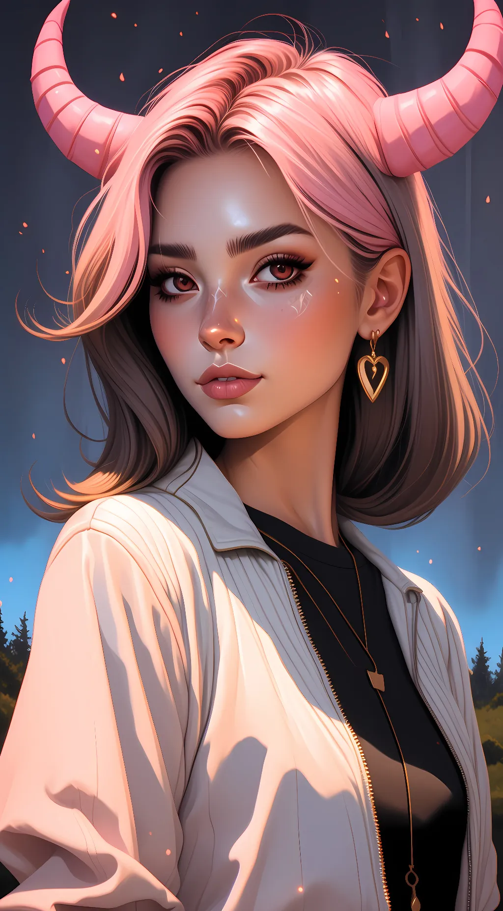 ai character: Angeline  background