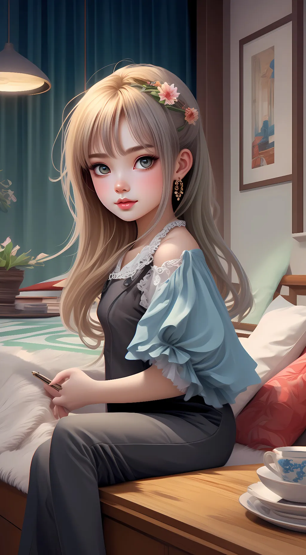 ai character: Mia background