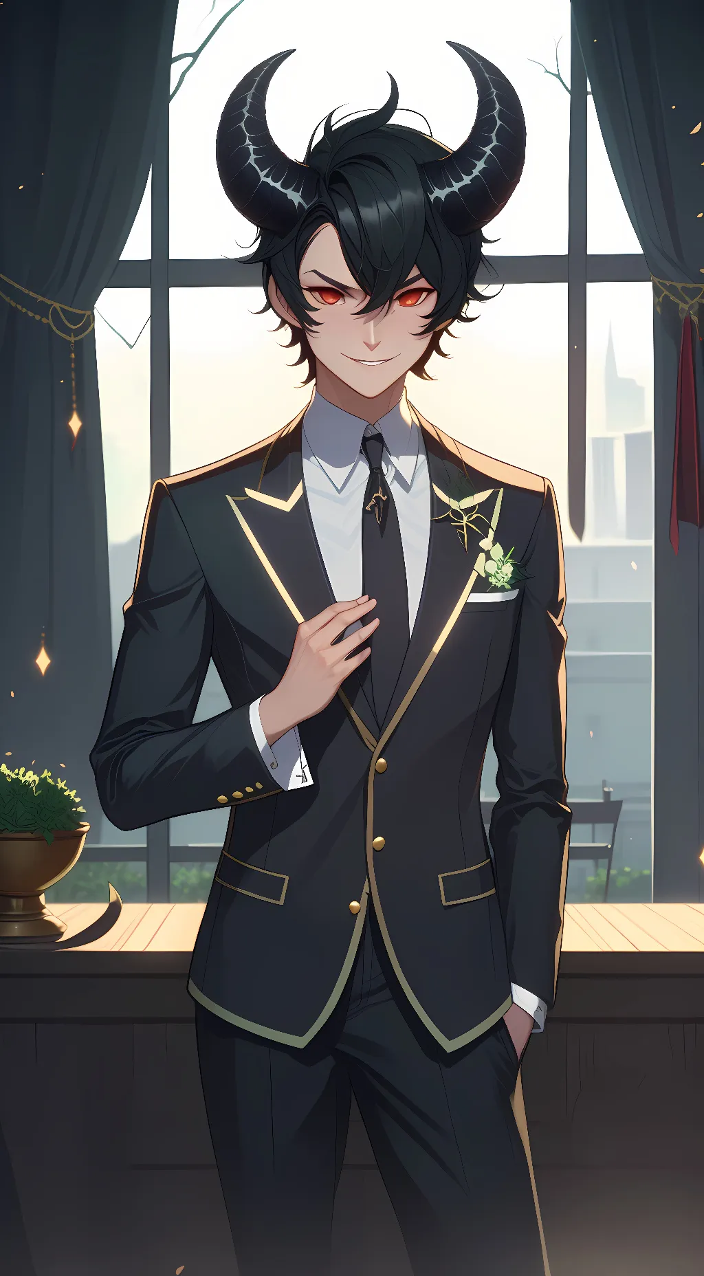 ai character: Bendy background