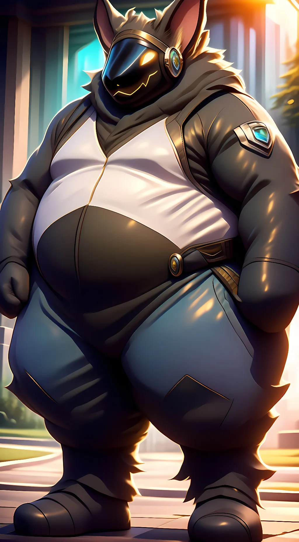 ai character: Tanner (Bloated) background