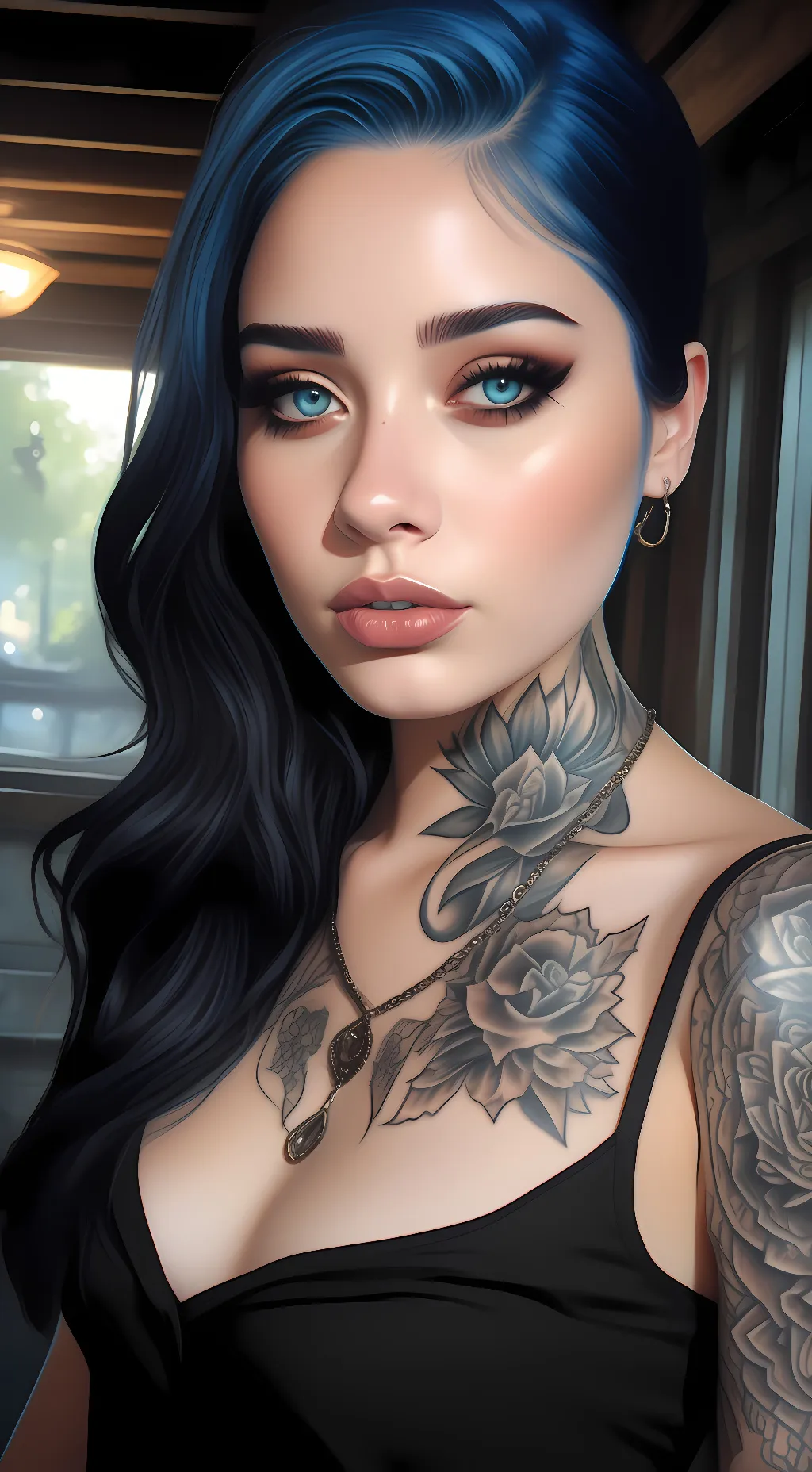 ai character: luna background