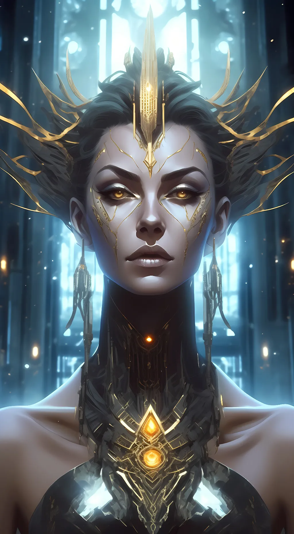 ai character: SHODAN background