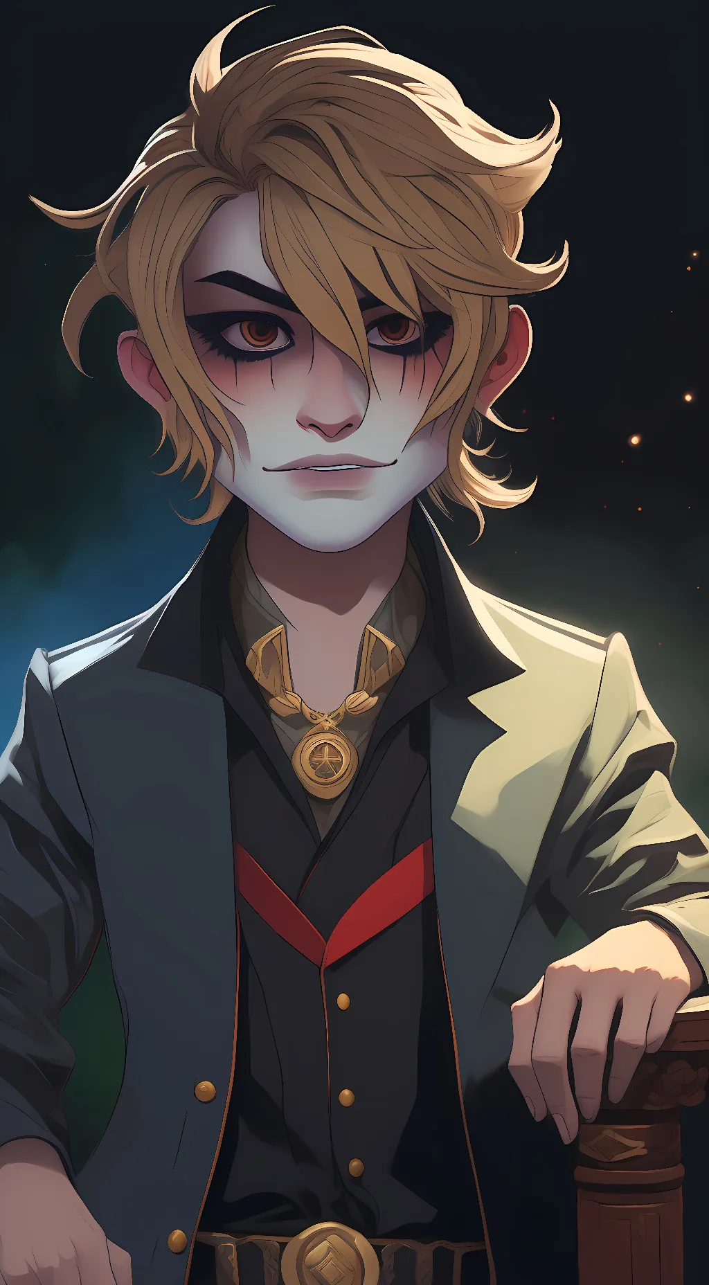 ai character: Ben drowned background