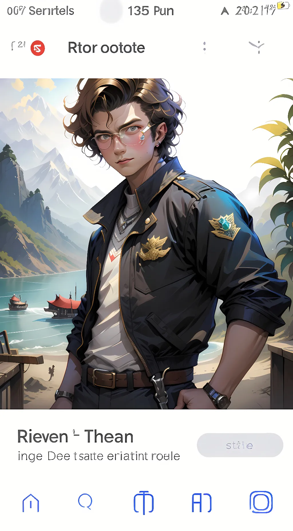 ai character: Tyler background