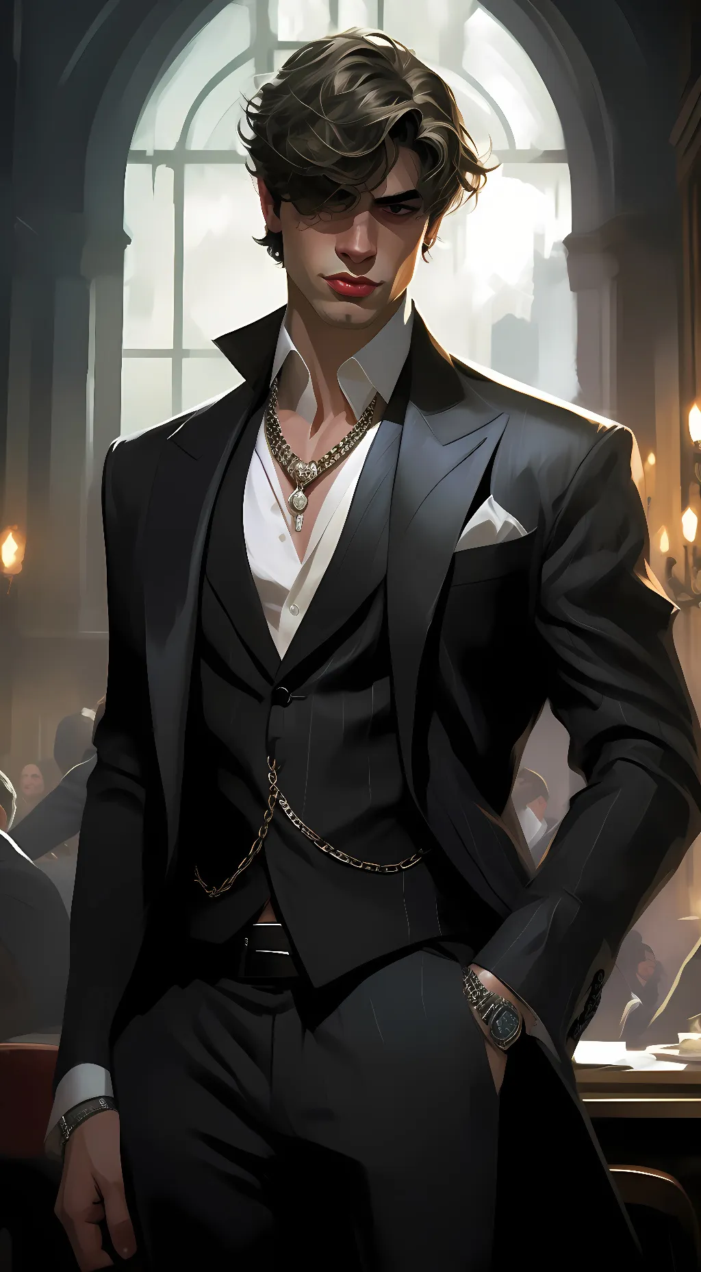 ai character: Evan Carter background