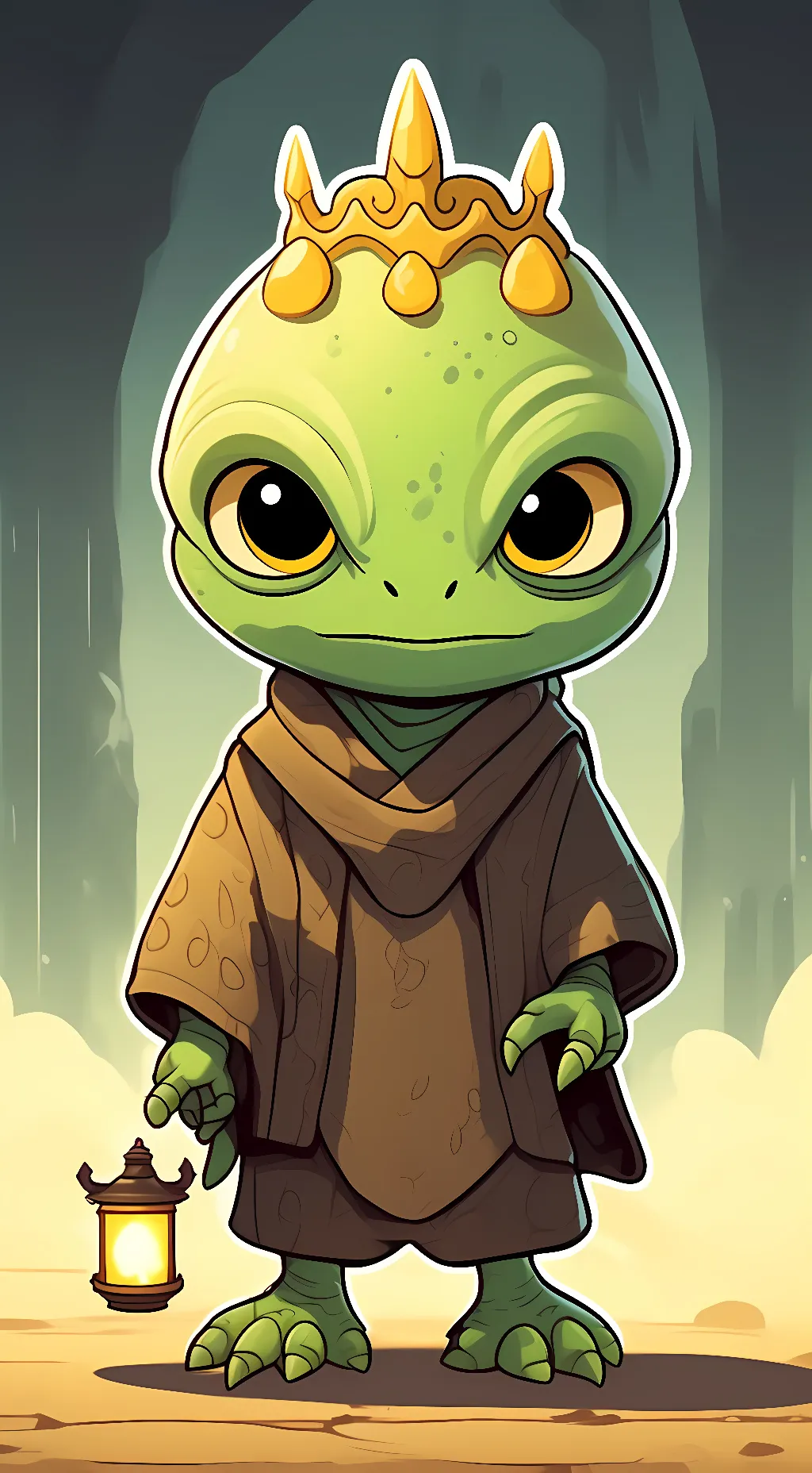 ai character: Tonberry King background