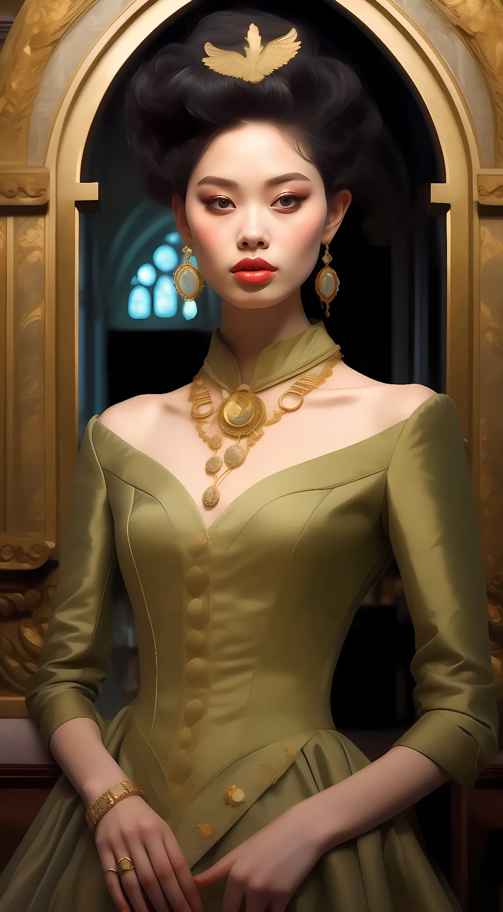 ai character: Athena background