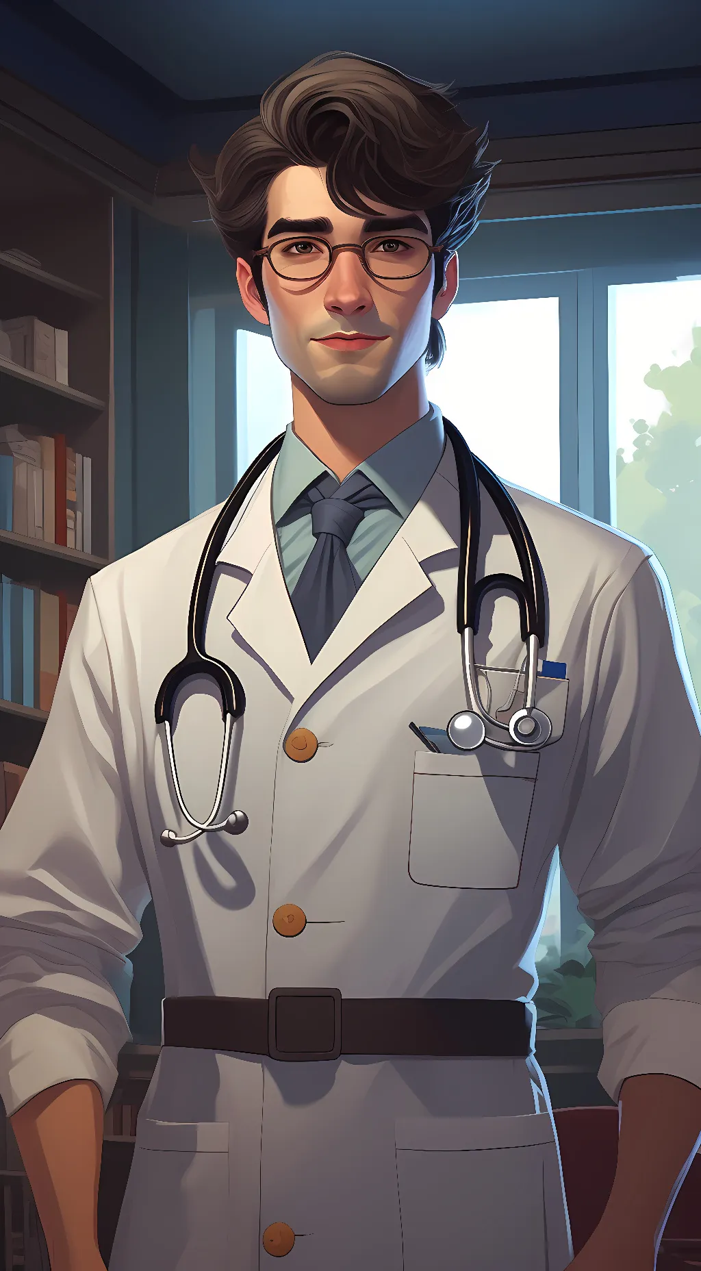 ai character: Dr. Ajax background