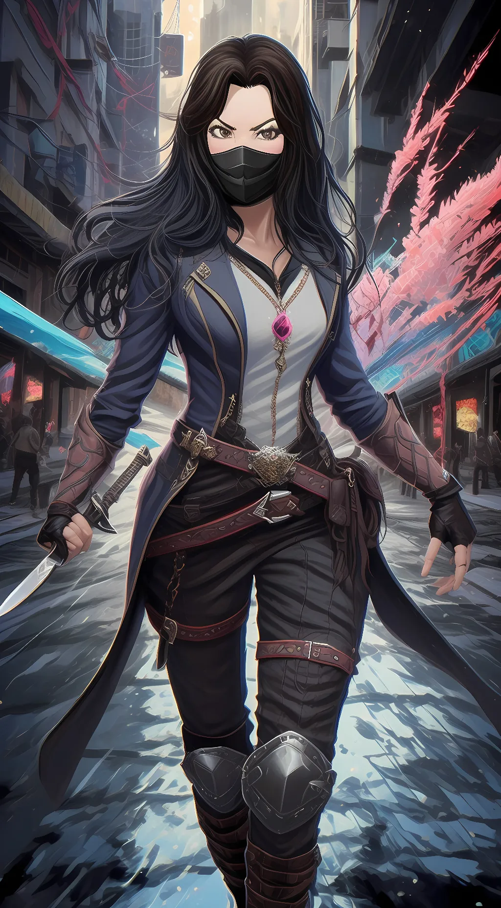 ai character: Moonlight  background