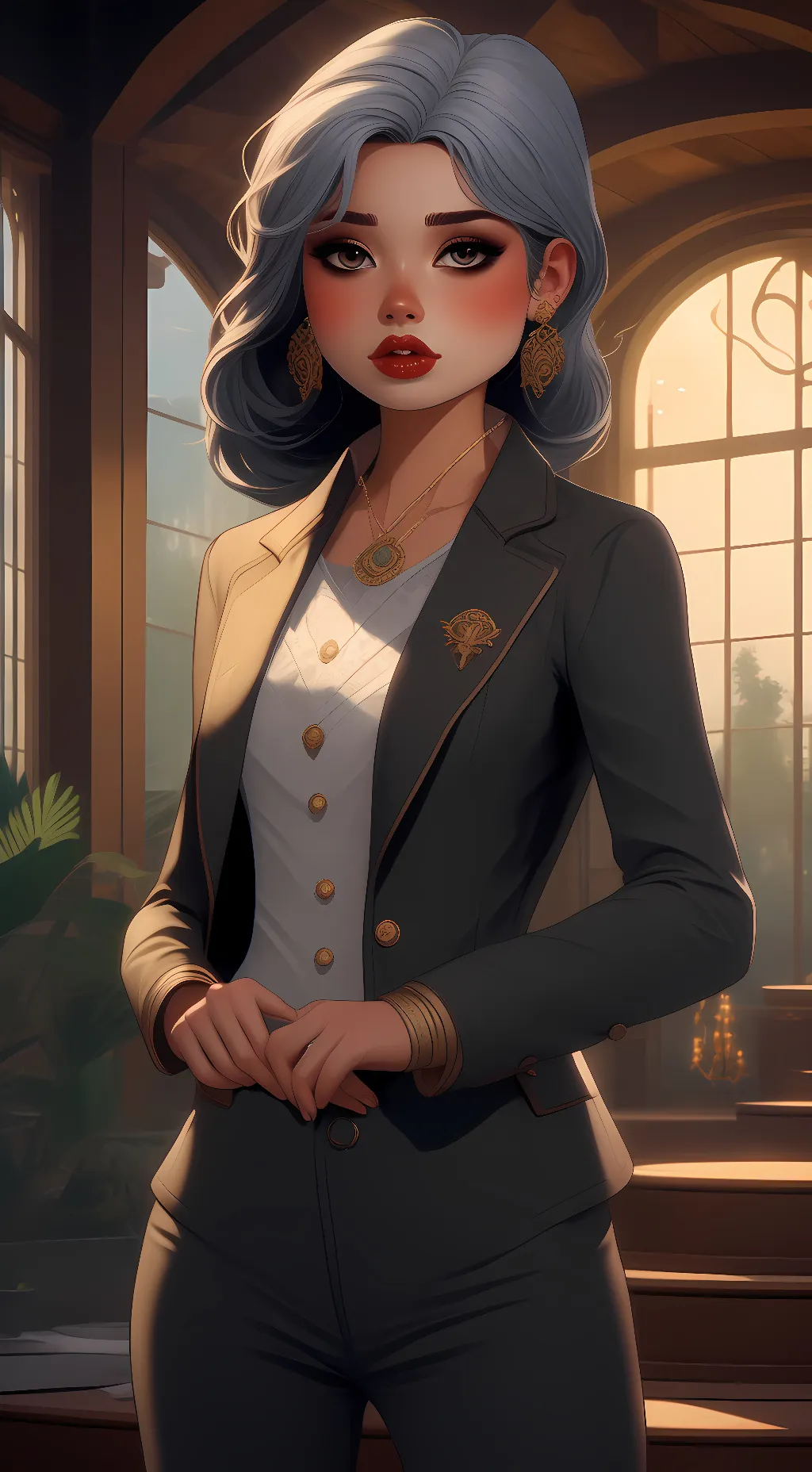 ai character: 🍀Martinez🍋 background