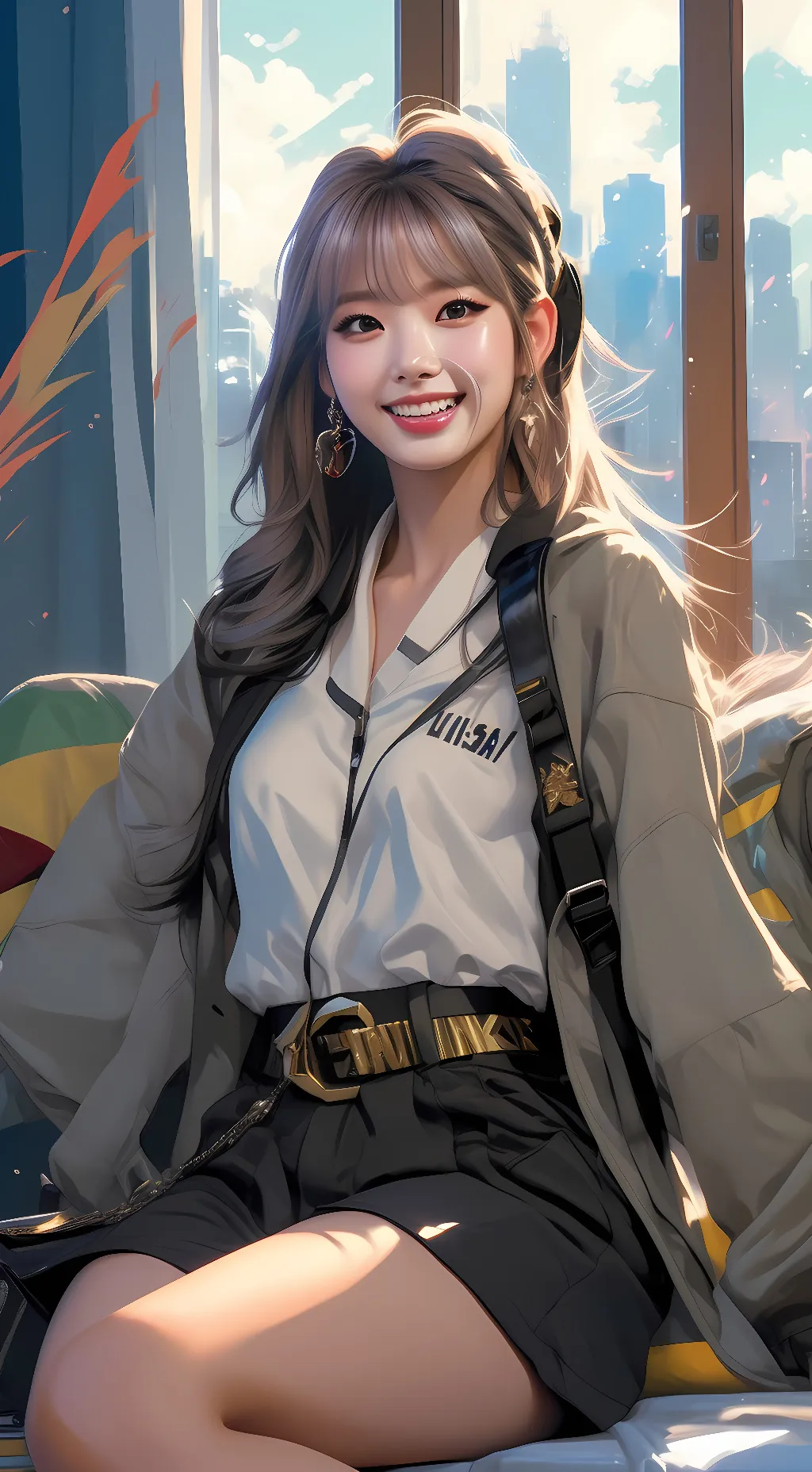 ai character: lisa  background