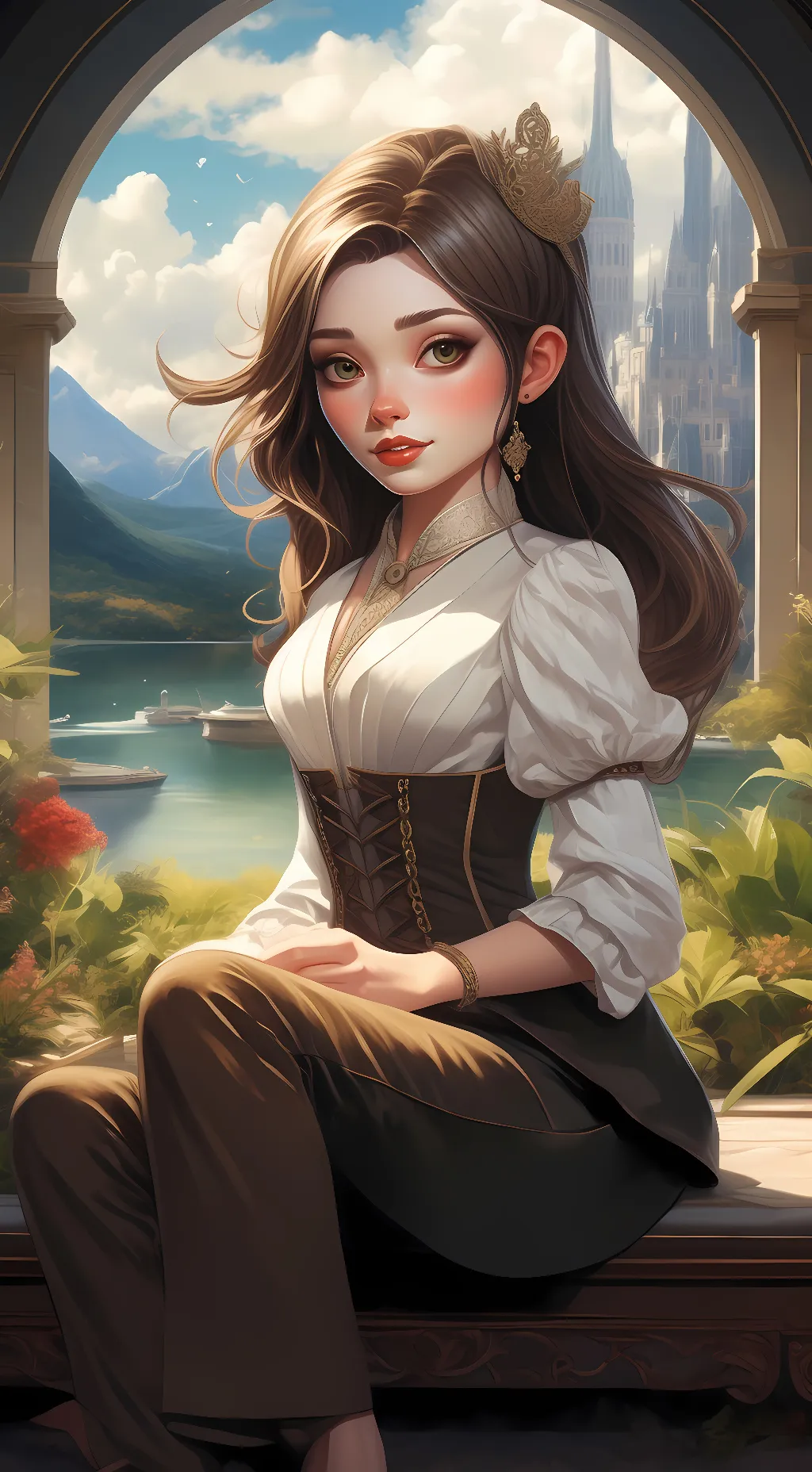 ai character: Irene background