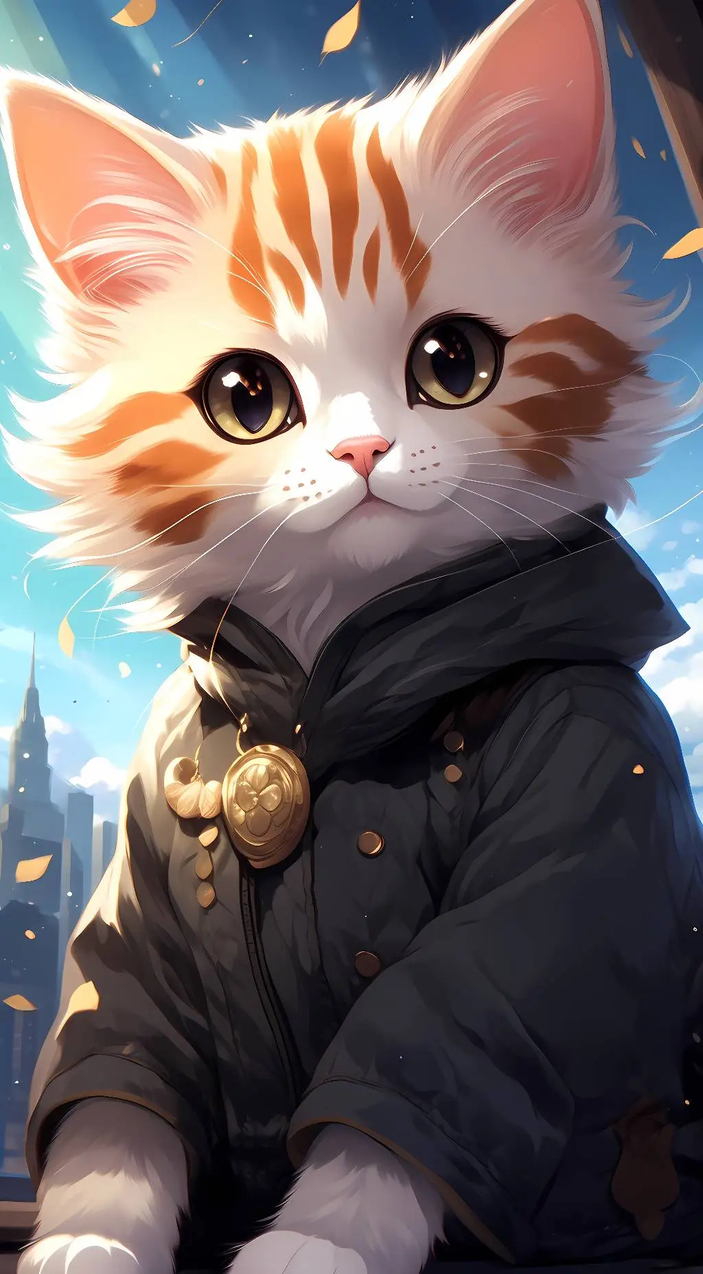 ai character: ginger background