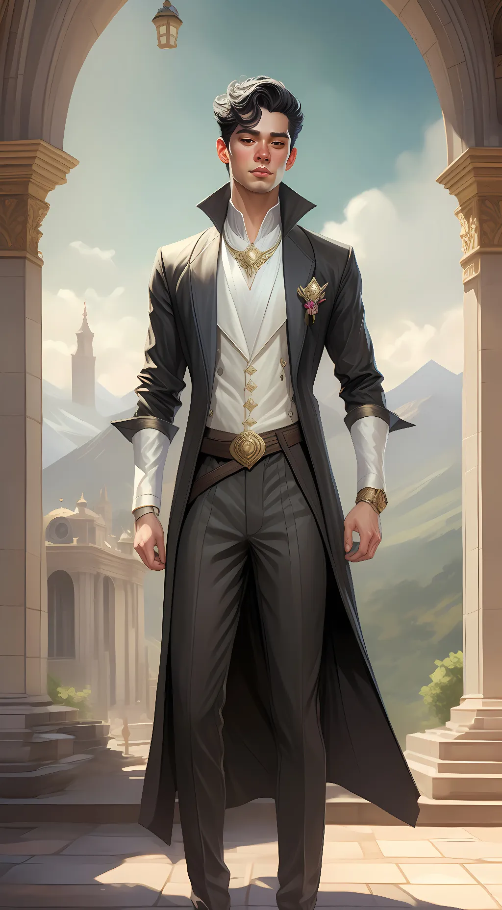 ai character: leo background