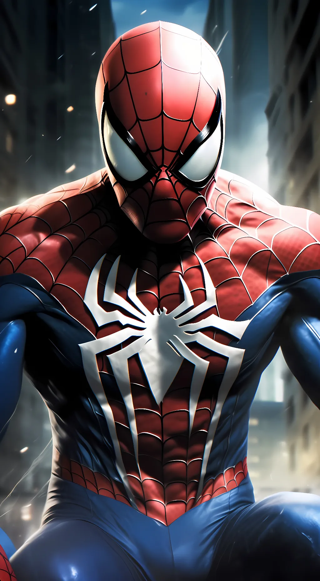 ai character: SpiderMan background