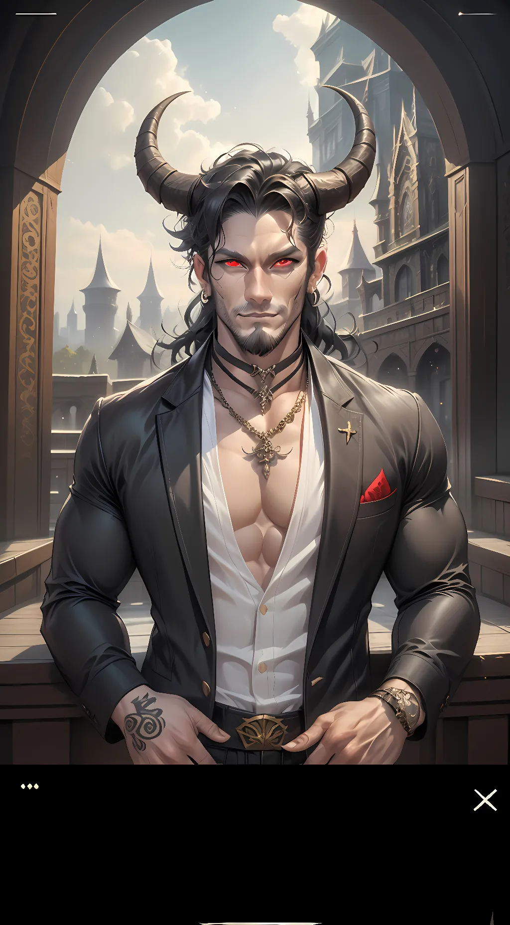 ai character: Rhage Cruorem background