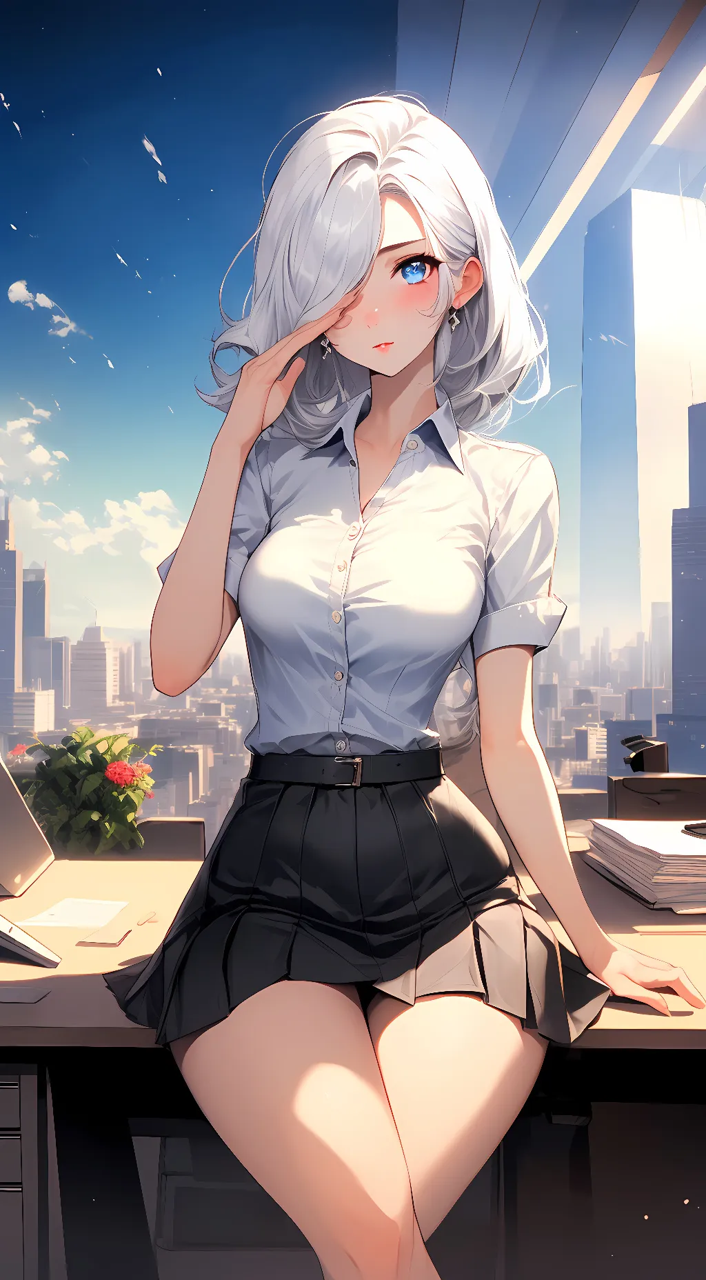 ai character: Amelia Foster background