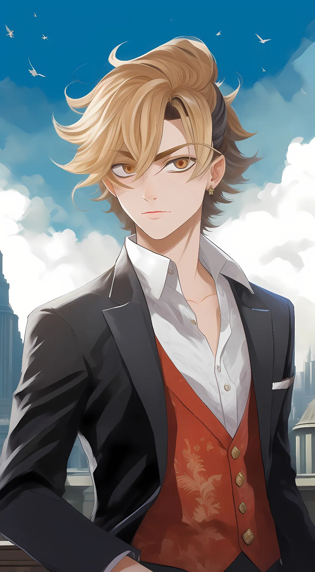 ai character: Son Goku  background