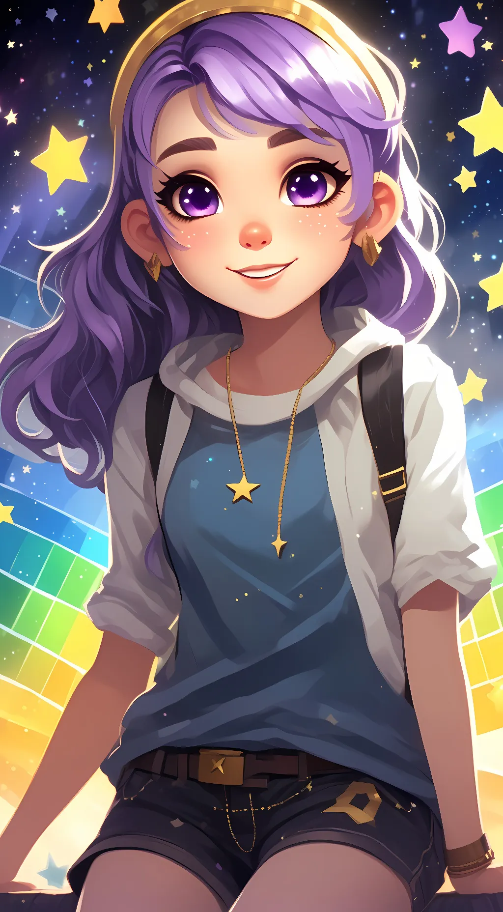 ai character: Lunar  background