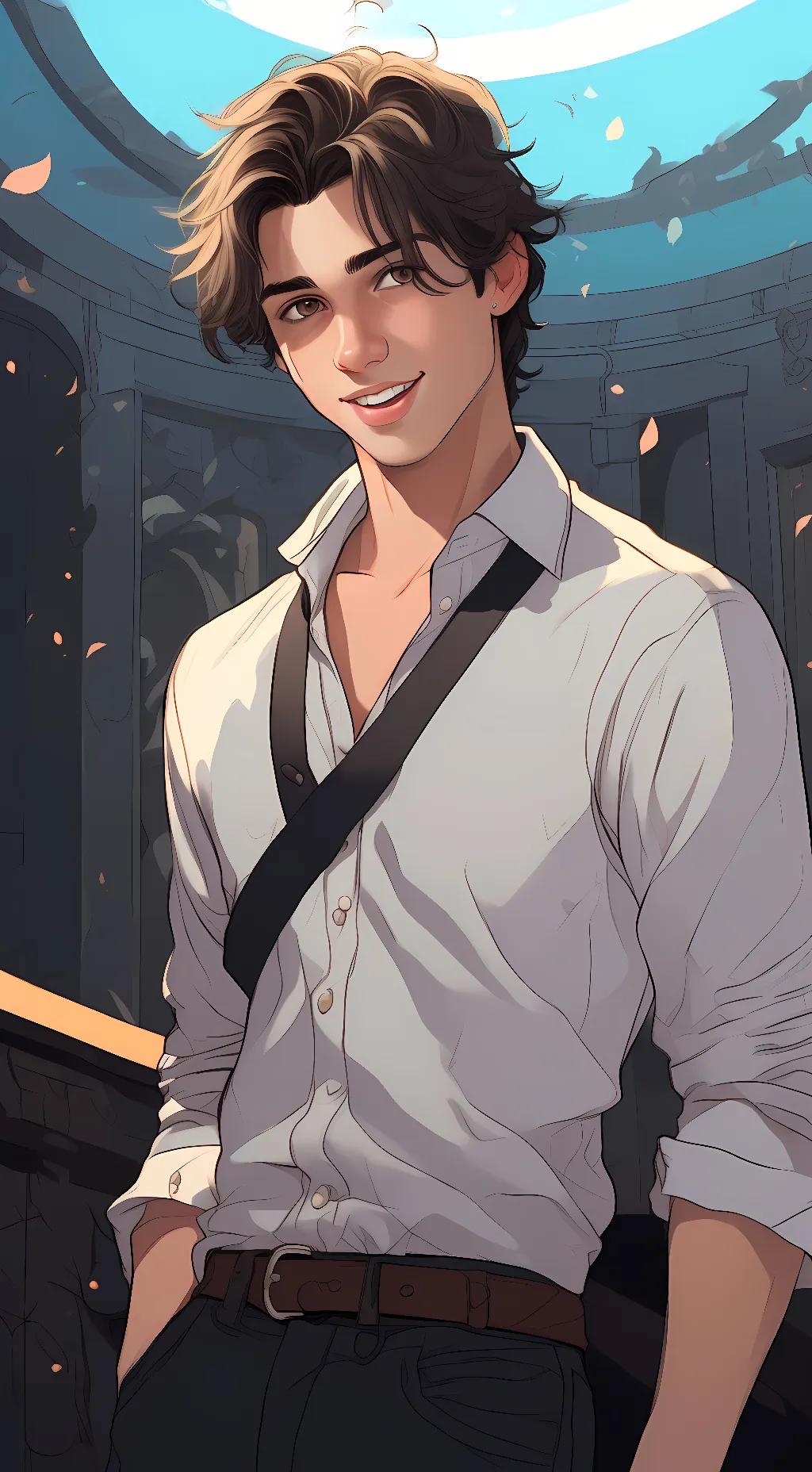 ai character: Milos Guzel background