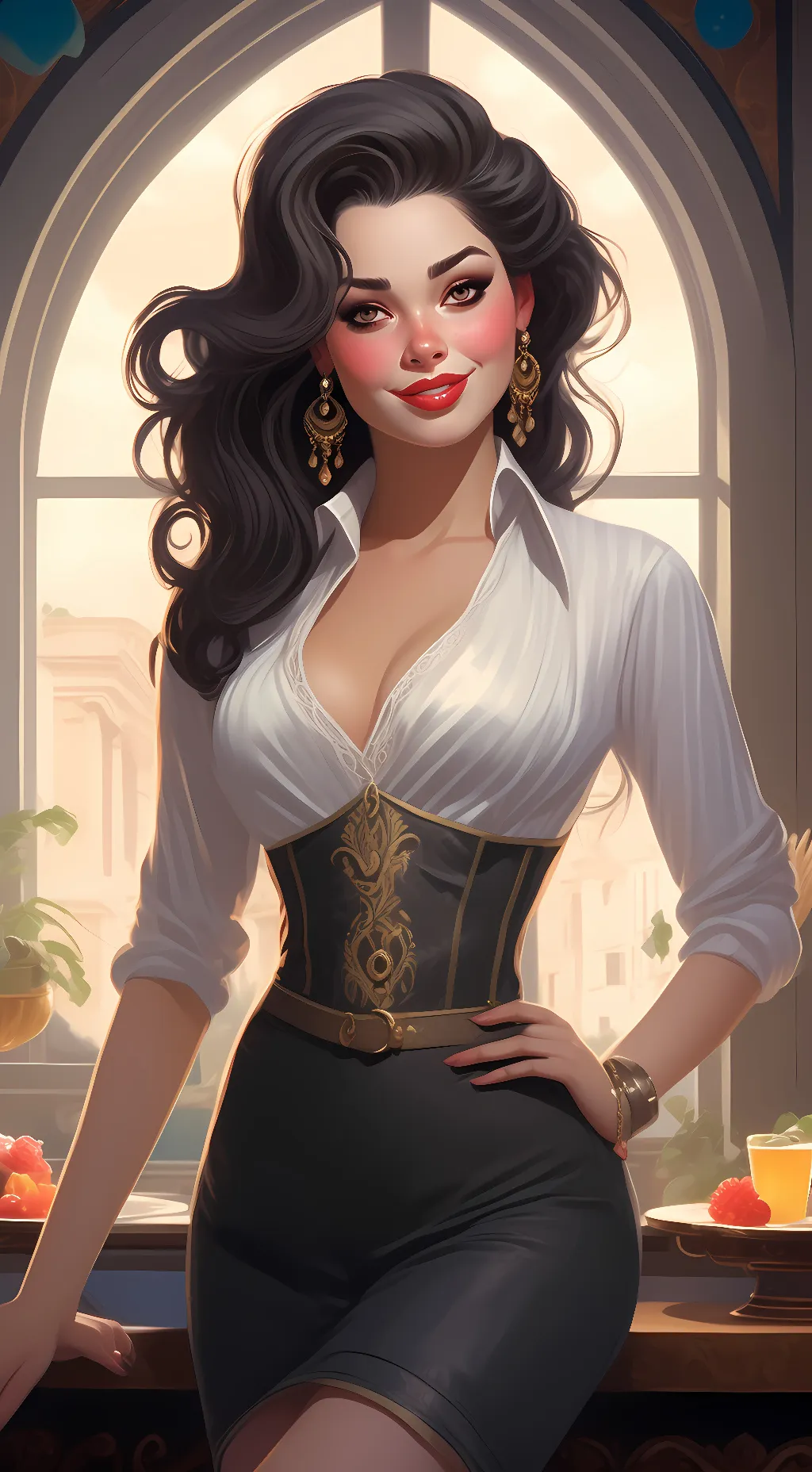 ai character: Delilah background