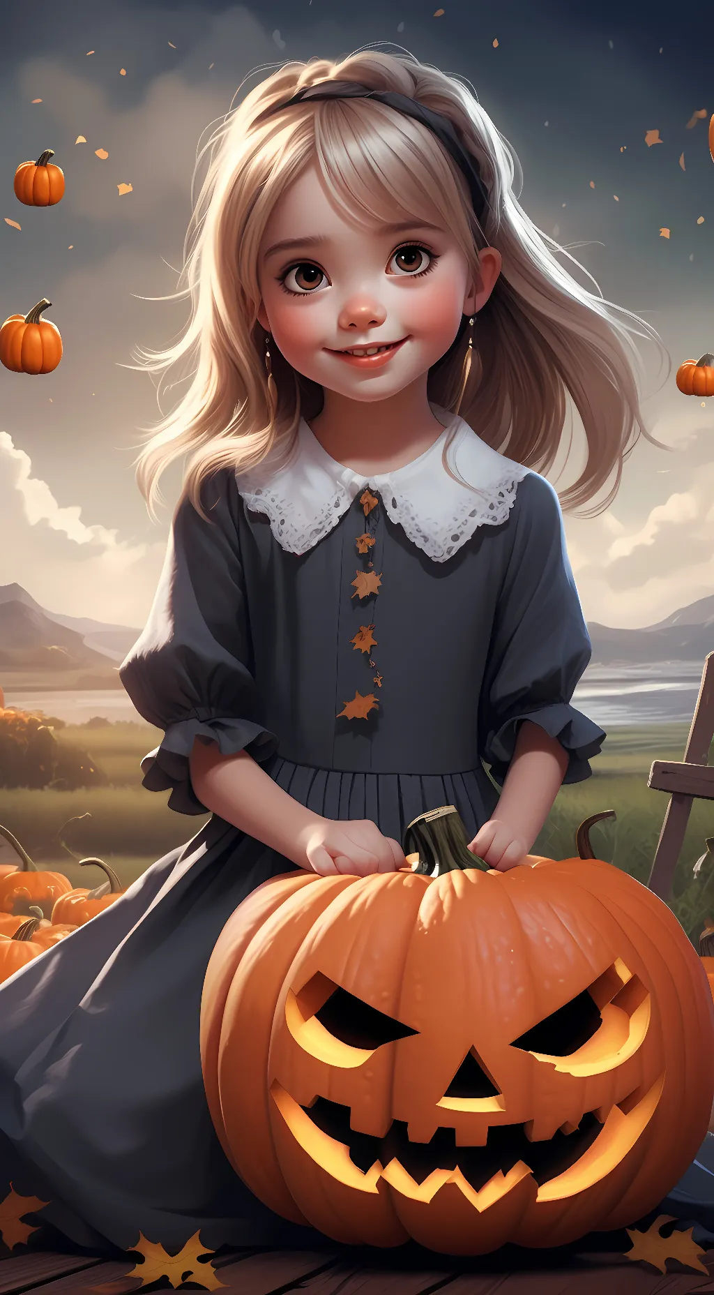 ai character: emma  background