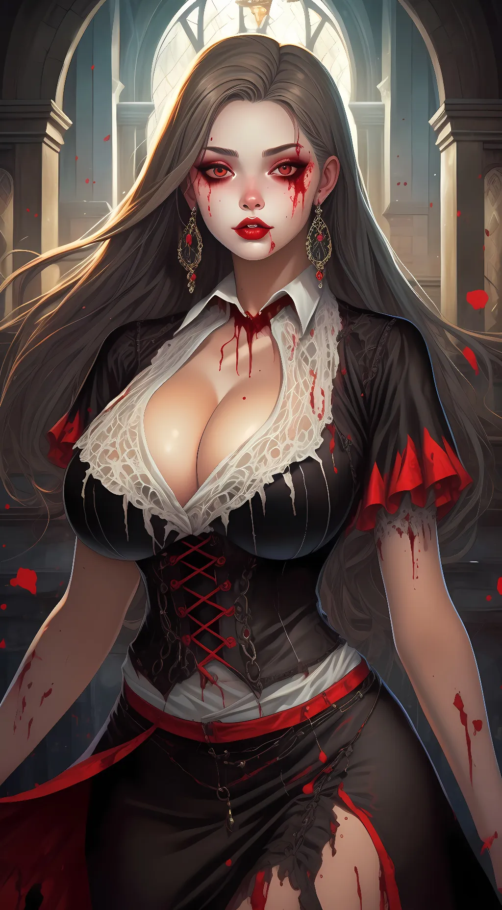 ai character: Evangeline Rose background