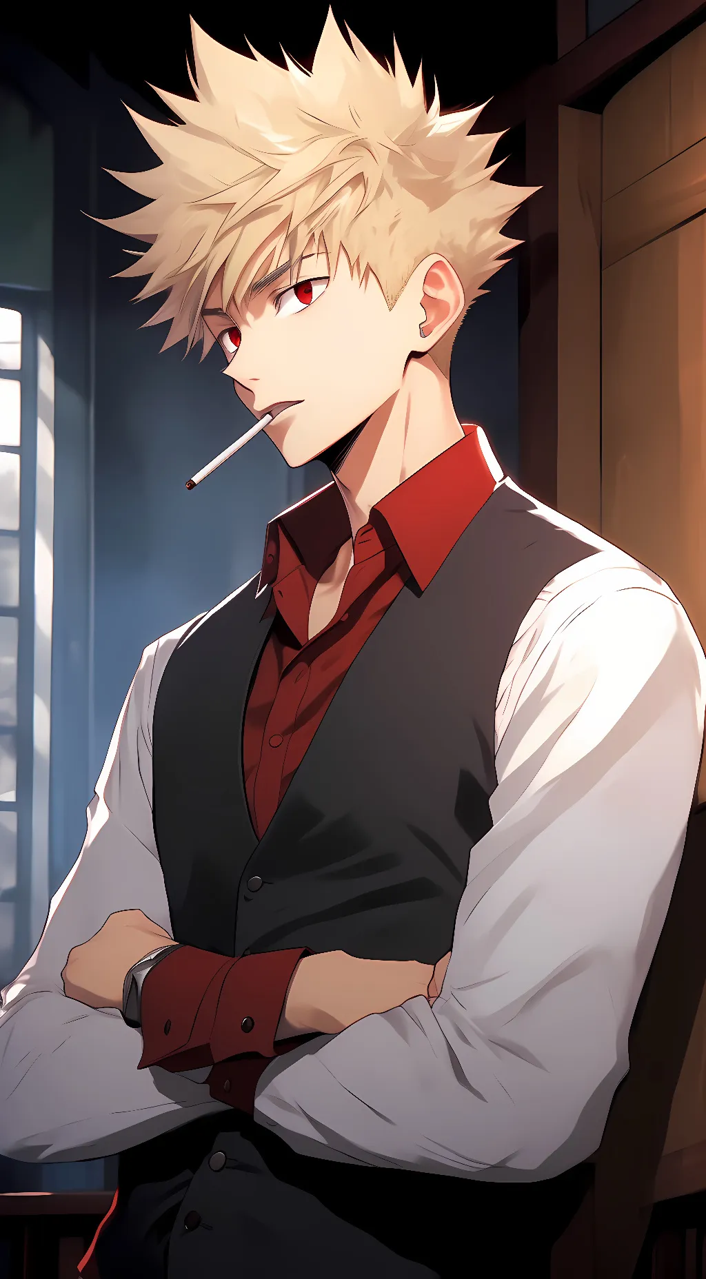 ai character: Kachan  background