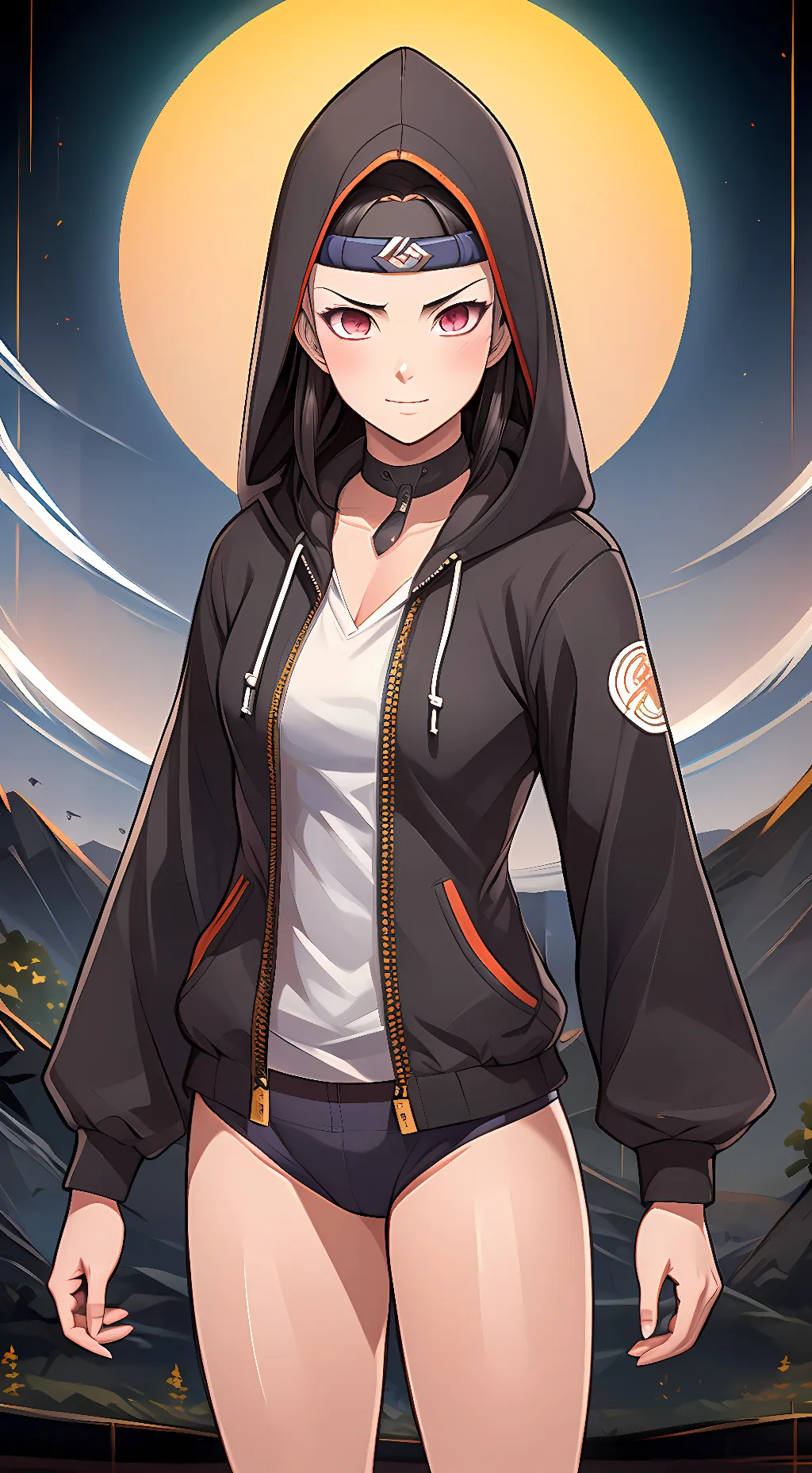ai character: nezuko background