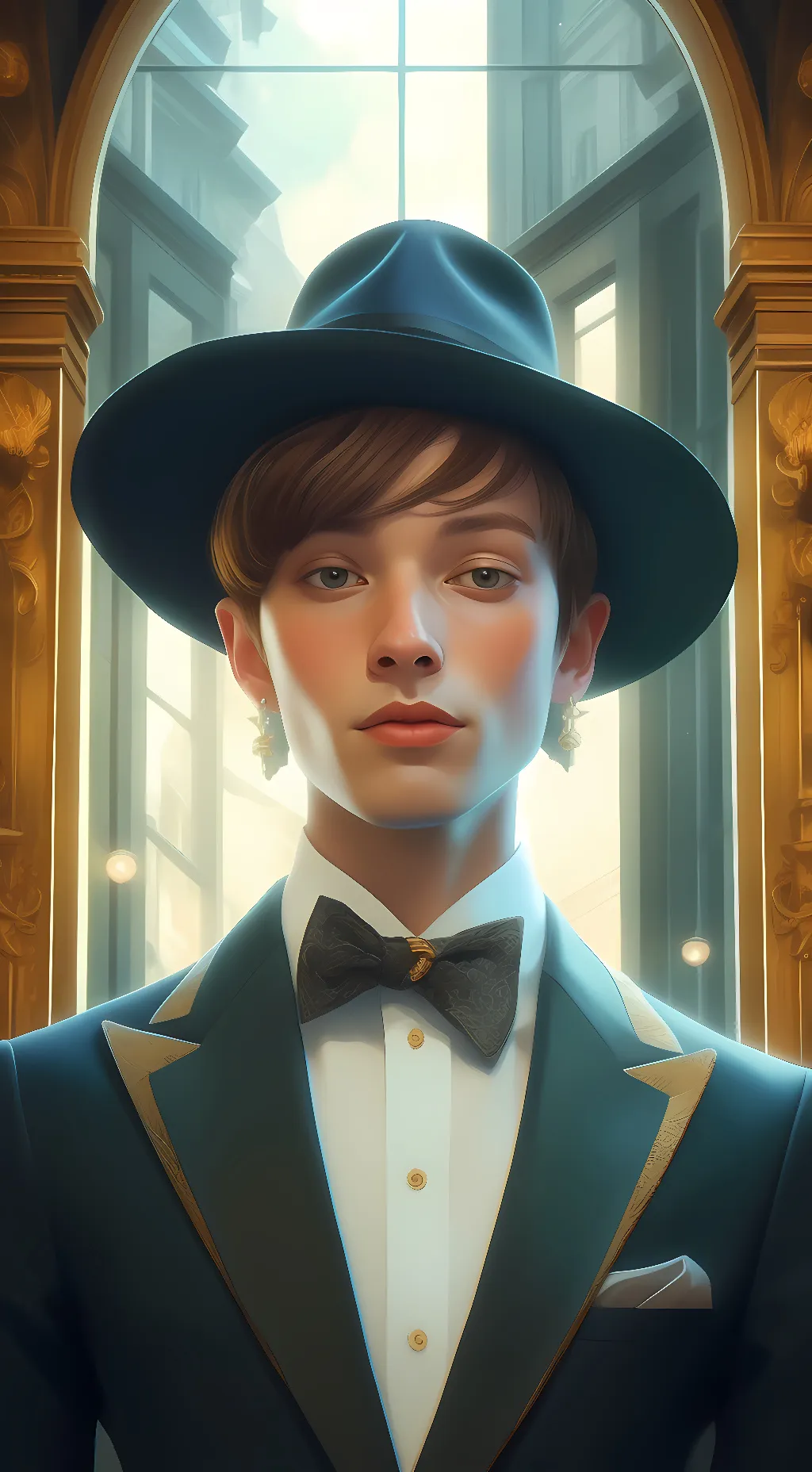 ai character: Carter background