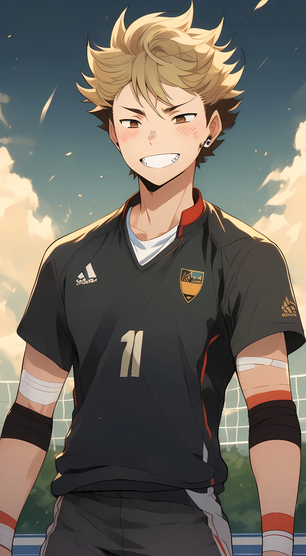 ai character: Nishinoya yuu  background