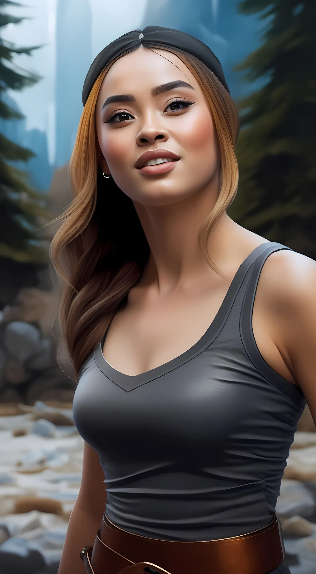 ai character: ice spice background